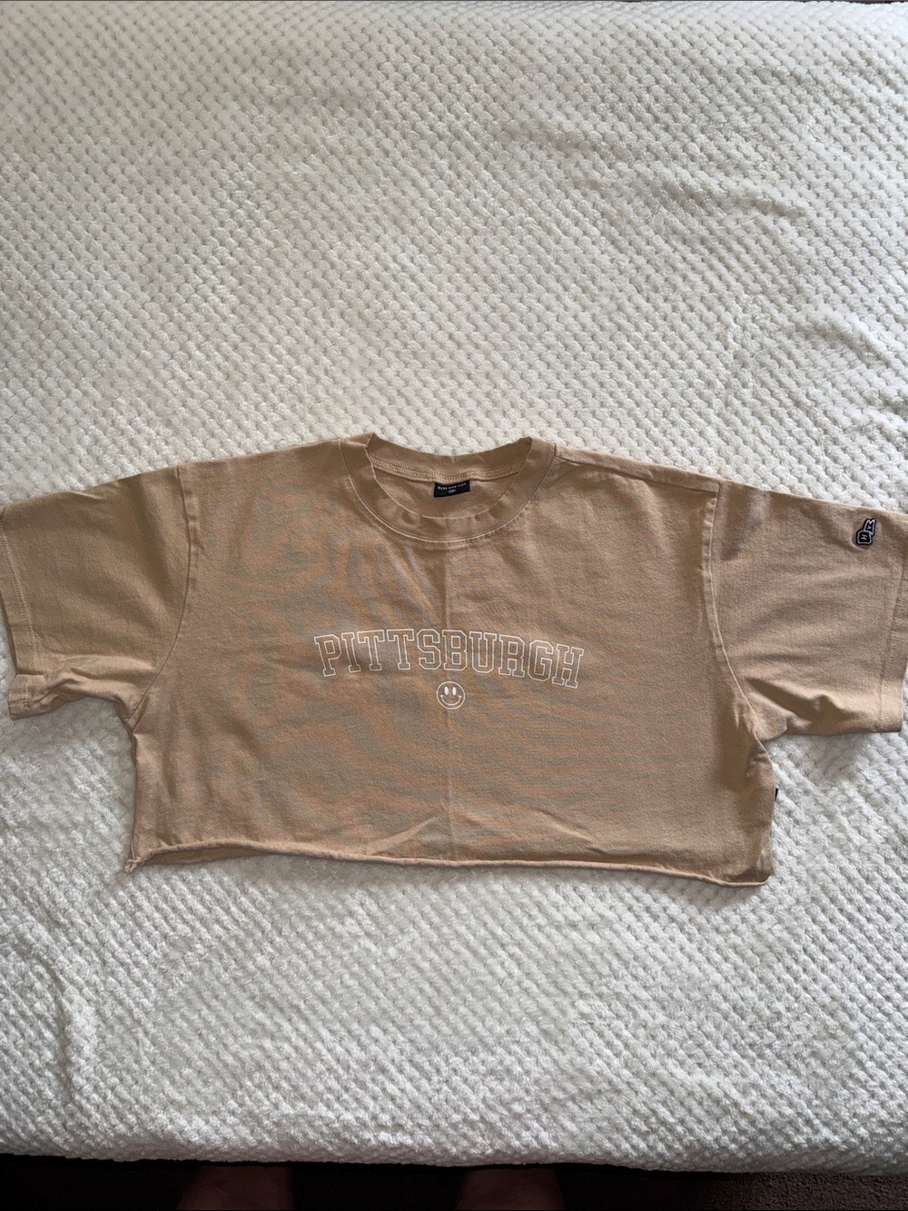 🤎✨ NWOT Hype and Vice Pittsburgh Cropped Graphic Tee | Women’s Medium